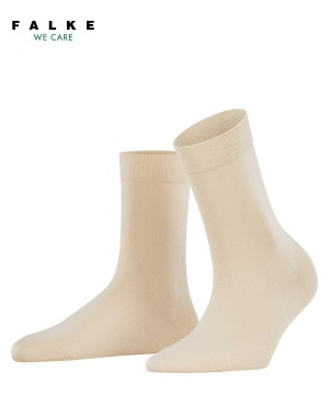 Dámské Ponožky Falke Cotton Touch Socks Béžový | 8304UFOQL