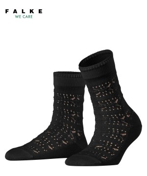 Dámské Ponožky Falke Granny Square Socks Černé | 8014IGMRH