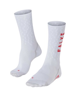 Dámské Sports Socks Falke BC Impulse Biking Socks Bílé | 8672CDJYL