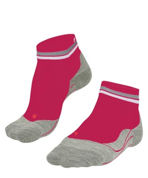 Dámské Sports Socks Falke RU4 Endurance Short Reflect Running Short sock Červené | 4728ALRGZ