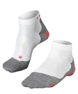 Dámské Sports Socks Falke RU5 Race Short Running Short sock Bílé | 4186BFRLQ