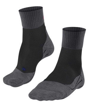 Dámské Sports Socks Falke TK2 Explore Cool Short Trekking Short sock Černé | 2875EWUHD