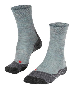 Dámské Sports Socks Falke TK2 Explore Melange Trekking Socks Blankyt | 4178IGZVY