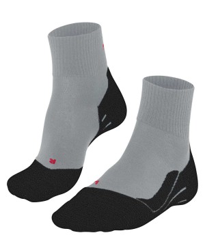 Dámské Sports Socks Falke TK5 Wander Wool Short Trekking Short sock Šedé | 1789MOEAG
