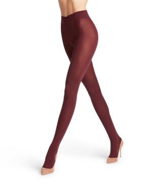 Dámské Tights Falke Softmerino Tights Červené | 8473MAJON