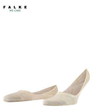 Pánské No Show Socks Falke Step Medium Cut Box Invisibles Béžový | 9186UMGBD