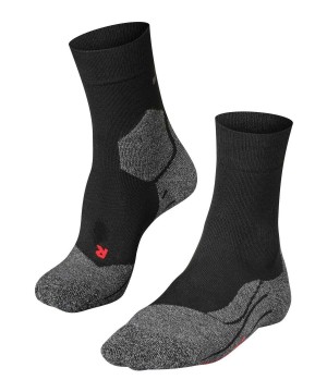 Pánské Ponožky Falke RU3 Comfort Running Socks Černé | 3815KNWXT